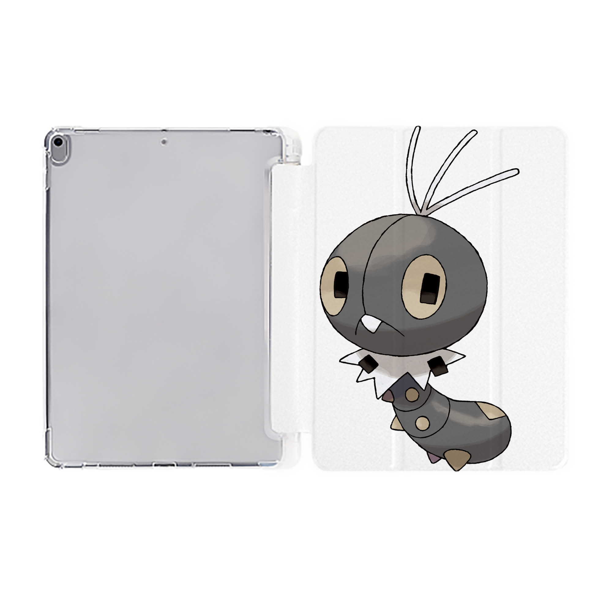 （画像用） ポケットモンスター Pokémon IPad ケース ペン収納付き 三つ折りスタンド PUレザー×シリコン 対応機種9.5/10.5/10.9インチ